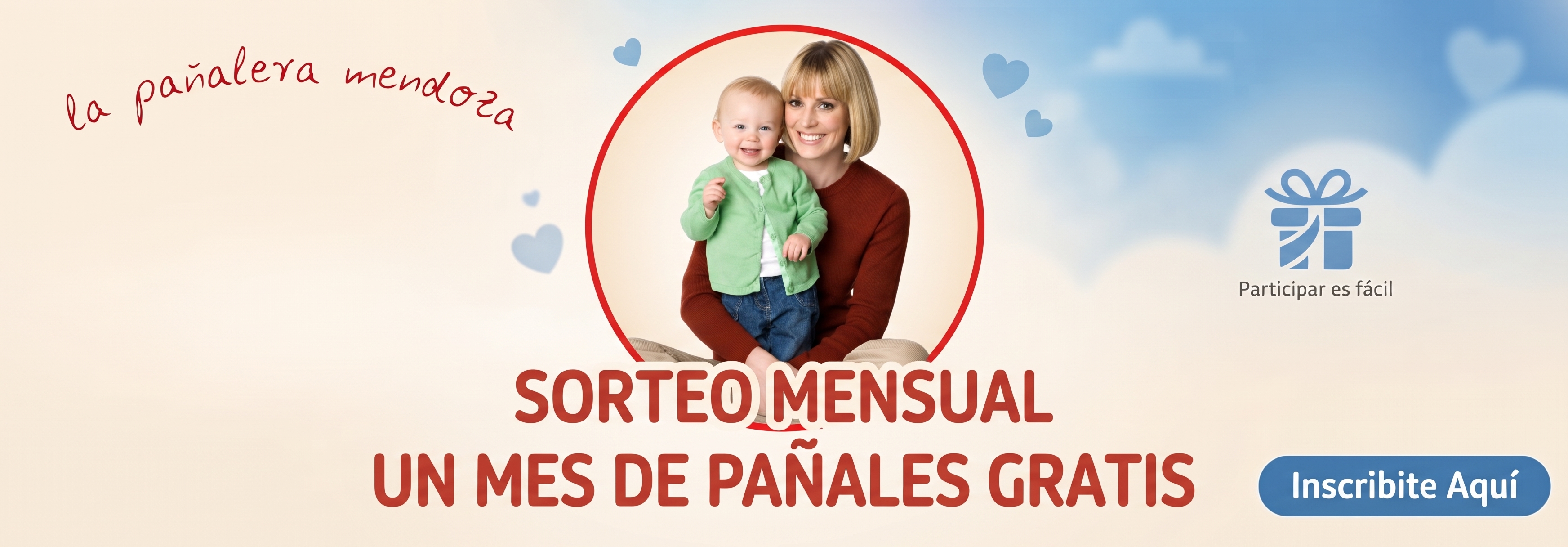 Sorteo Mensual - Un Mes de Pañales Gratis | La Pañalera Mendoza